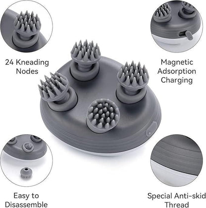 Rechargeable Electric Head,Scalp, Body Pain Relief Massager